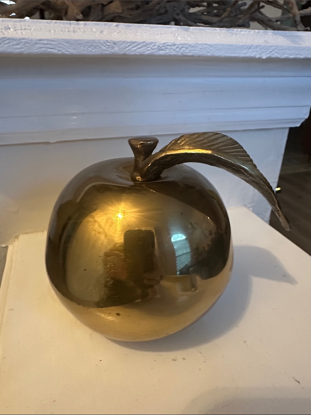 Vintage Brass  Apple